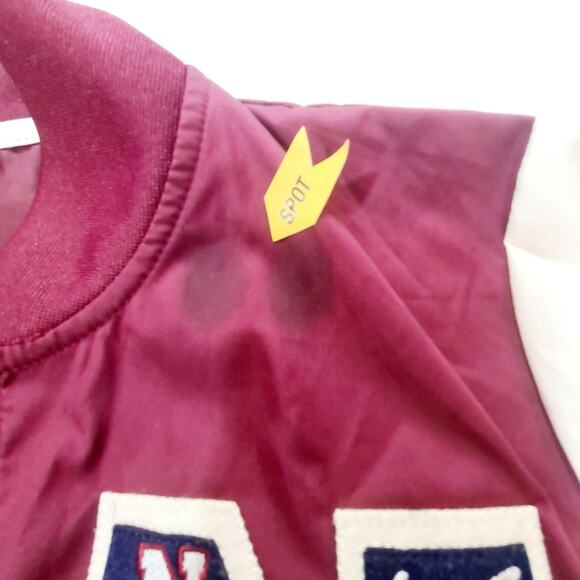 Nike NSW Varsity Jacket in Dark Beetroot & Sail - Picture 7 of 16